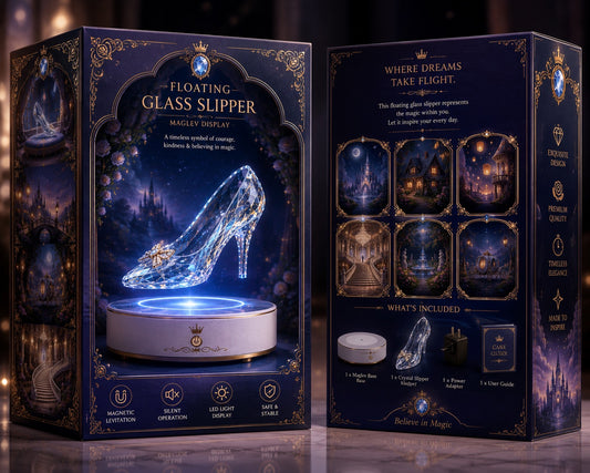 The Glass Slipper™ | Magical Floating Crystal Display