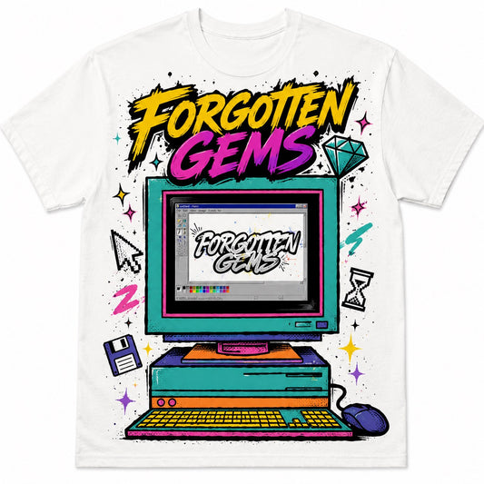 Forgotten Gems™ Retro Computer T-Shirt